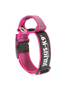 Julius-K9 Collar rosa con asa