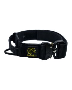 Euro Joe Collar táctico negro con asa 38 mm