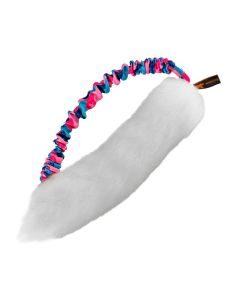 Tug-E-Nuff Sheepskin Bungee Ring blanco