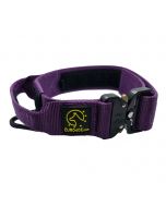 Euro Joe Collar táctico morado con asa 38 mm