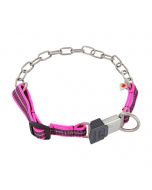 HS Sprenger Collar ajustable rosa de acero inoxidable mate 3 mm