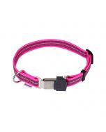 HS Sprenger Collar ajustable rosa reflectante