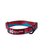 Non-stop dogwear Trail Quest Collar verde azulado vino